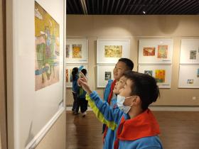 第八届东海·全国少儿版画双年展在连云港东海县开幕
